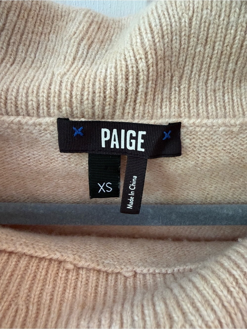 PAIGE Off-the-Shoulder Foldover Sweater - Picture 4 of 5